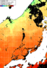 ひまわり人工衛星:日本海,01:59JST,1時間合成画像