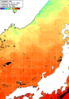 ひまわり人工衛星:日本海,11:59JST,1時間合成画像