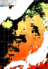 ひまわり人工衛星:日本海,09:59JST,1時間合成画像