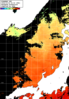 ひまわり人工衛星:日本海,11:59JST,1時間合成画像