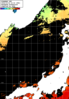 ひまわり人工衛星:日本海,00:59JST,1時間合成画像