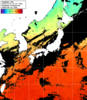ひまわり人工衛星:日本全域,11:59JST,1時間合成画像