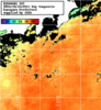 NOAA人工衛星画像:神奈川県近海, 1日合成画像(2024/10/16UTC)