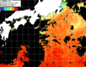 ひまわり人工衛星:黒潮域,01:59JST,1時間合成画像