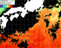 ひまわり人工衛星:黒潮域,06:59JST,1時間合成画像