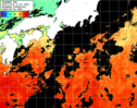 ひまわり人工衛星:黒潮域,21:59JST,1時間合成画像