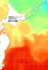 NOAA人工衛星画像:親潮域, 1週間合成画像(2024/10/10～2024/10/16UTC)