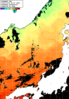 ひまわり人工衛星:日本海,17:59JST,1時間合成画像