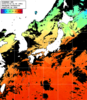 ひまわり人工衛星:日本全域,06:59JST,1時間合成画像