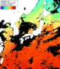 ひまわり人工衛星:日本全域,14:59JST,1時間合成画像