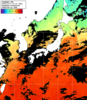 ひまわり人工衛星:日本全域,16:59JST,1時間合成画像