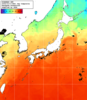 NOAA人工衛星画像:日本全域, 1日合成画像(2024/10/17UTC)