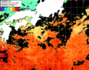 ひまわり人工衛星:黒潮域,04:59JST,1時間合成画像