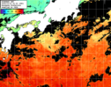 ひまわり人工衛星:黒潮域,05:59JST,1時間合成画像