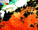 ひまわり人工衛星:黒潮域,09:59JST,1時間合成画像