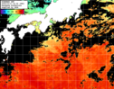 ひまわり人工衛星:黒潮域,11:59JST,1時間合成画像