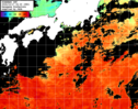ひまわり人工衛星:黒潮域,13:59JST,1時間合成画像