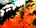 ひまわり人工衛星:黒潮域,16:59JST,1時間合成画像