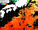 ひまわり人工衛星:黒潮域,17:59JST,1時間合成画像