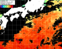 ひまわり人工衛星:黒潮域,19:59JST,1時間合成画像