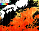 ひまわり人工衛星:黒潮域,20:59JST,1時間合成画像