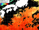 ひまわり人工衛星:黒潮域,21:59JST,1時間合成画像
