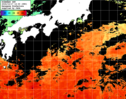 ひまわり人工衛星:黒潮域,23:59JST,1時間合成画像