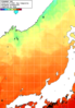 NOAA人工衛星画像:日本海, 1日合成画像(2024/10/17UTC)