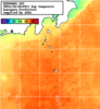 NOAA人工衛星画像:神奈川県近海, 1日合成画像(2024/10/18UTC)