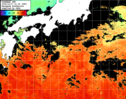 ひまわり人工衛星:黒潮域,06:59JST,1時間合成画像