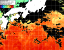 ひまわり人工衛星:黒潮域,08:59JST,1時間合成画像