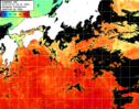 ひまわり人工衛星:黒潮域,13:59JST,1時間合成画像