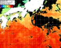 ひまわり人工衛星:黒潮域,20:59JST,1時間合成画像