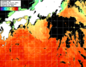 ひまわり人工衛星:黒潮域,23:59JST,1時間合成画像