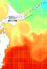 NOAA人工衛星画像:親潮域, 1週間合成画像(2024/10/12～2024/10/18UTC)