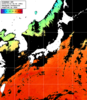 ひまわり人工衛星:日本全域,14:59JST,1時間合成画像