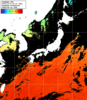 ひまわり人工衛星:日本全域,18:59JST,1時間合成画像