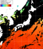 ひまわり人工衛星:日本全域,23:59JST,1時間合成画像