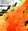 ひまわり人工衛星:神奈川県近海,11:59JST,1時間合成画像