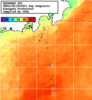 NOAA人工衛星画像:神奈川県近海, 1日合成画像(2024/10/19UTC)