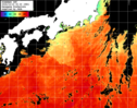 ひまわり人工衛星:黒潮域,09:59JST,1時間合成画像