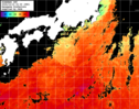 ひまわり人工衛星:黒潮域,11:59JST,1時間合成画像