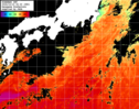 ひまわり人工衛星:黒潮域,15:59JST,1時間合成画像