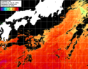 ひまわり人工衛星:黒潮域,17:59JST,1時間合成画像