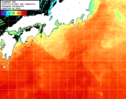 NOAA人工衛星画像:黒潮域, 1日合成画像(2024/10/19UTC)