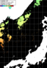 ひまわり人工衛星:日本海,23:59JST,1時間合成画像