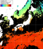 ひまわり人工衛星:日本全域,13:59JST,1時間合成画像