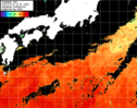 ひまわり人工衛星:黒潮域,00:59JST,1時間合成画像