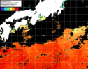 ひまわり人工衛星:黒潮域,04:59JST,1時間合成画像