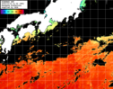 ひまわり人工衛星:黒潮域,06:59JST,1時間合成画像